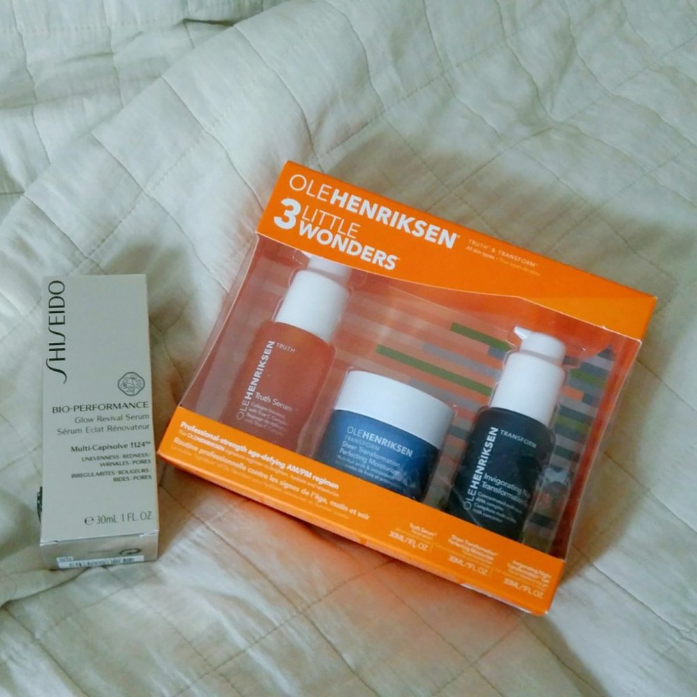 NEW Shiseido Bio-Performance Serum & Ole Henriksen
